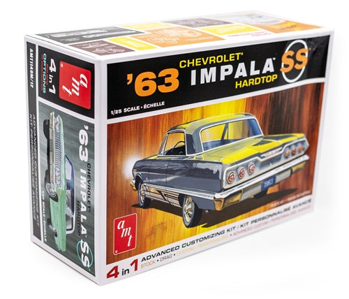 AMT 1963 Chevy Impala SS 1:25 Scale Model Kit – Auto World Store