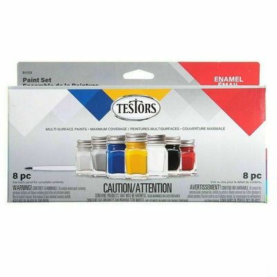 Testors 9119 Model Car Paint Kit (6 Colors)