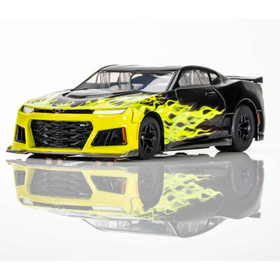 AFX Camaro ZL1 2021 Wildfire Black/Lime HO Scale Slot Car