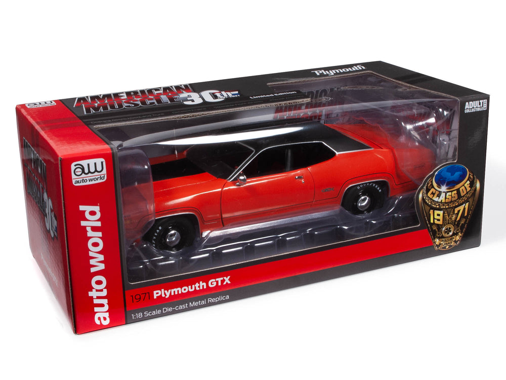 American Muscle 1971 Plymouth GTX Hardtop 1:18 Scale Diecast 