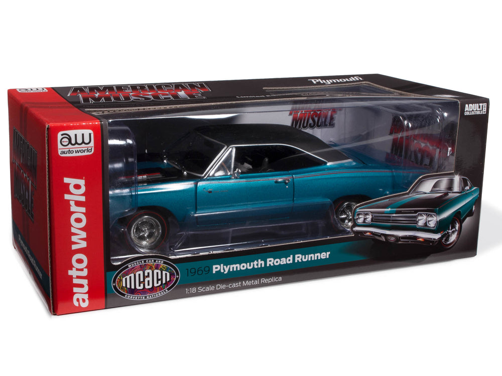 American Muscle 1969 Plymouth RR Hardtop (MCACN) 1:18 Scale Diecast