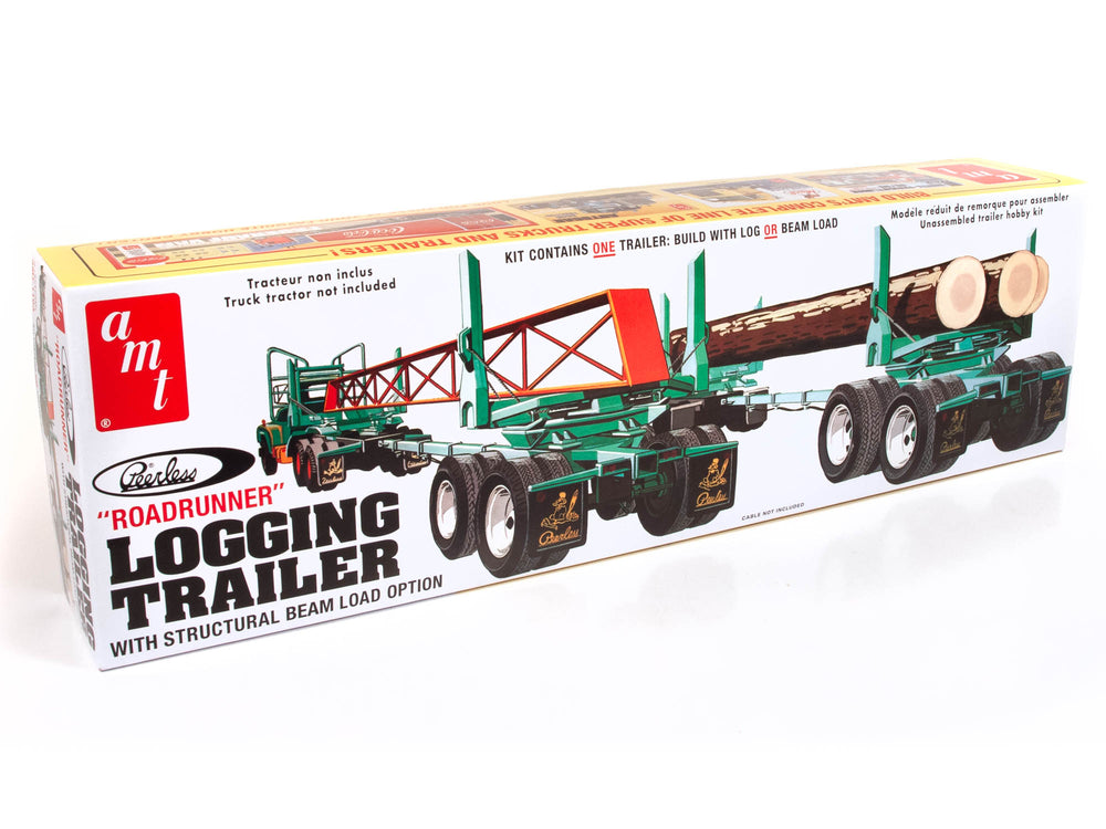 AMT Logging Trailer 1:25 Scale Model Kit