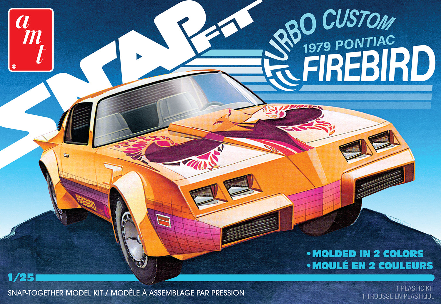 AMT 1979 Pontiac Firebird "Turbo Custom" (Snap) 1:25 Scale Model Kit