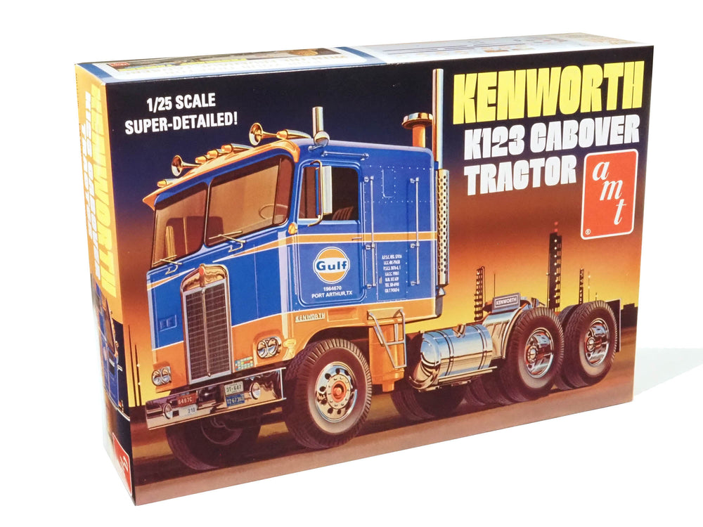 AMT Kenworth K-123 Cabover Gulf 1:25 Scale Model Kit