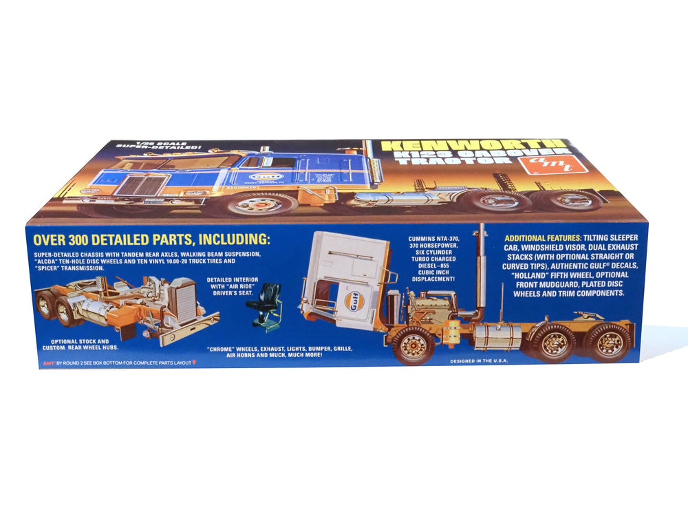 AMT Kenworth K-123 Cabover Gulf 1:25 Scale Model Kit