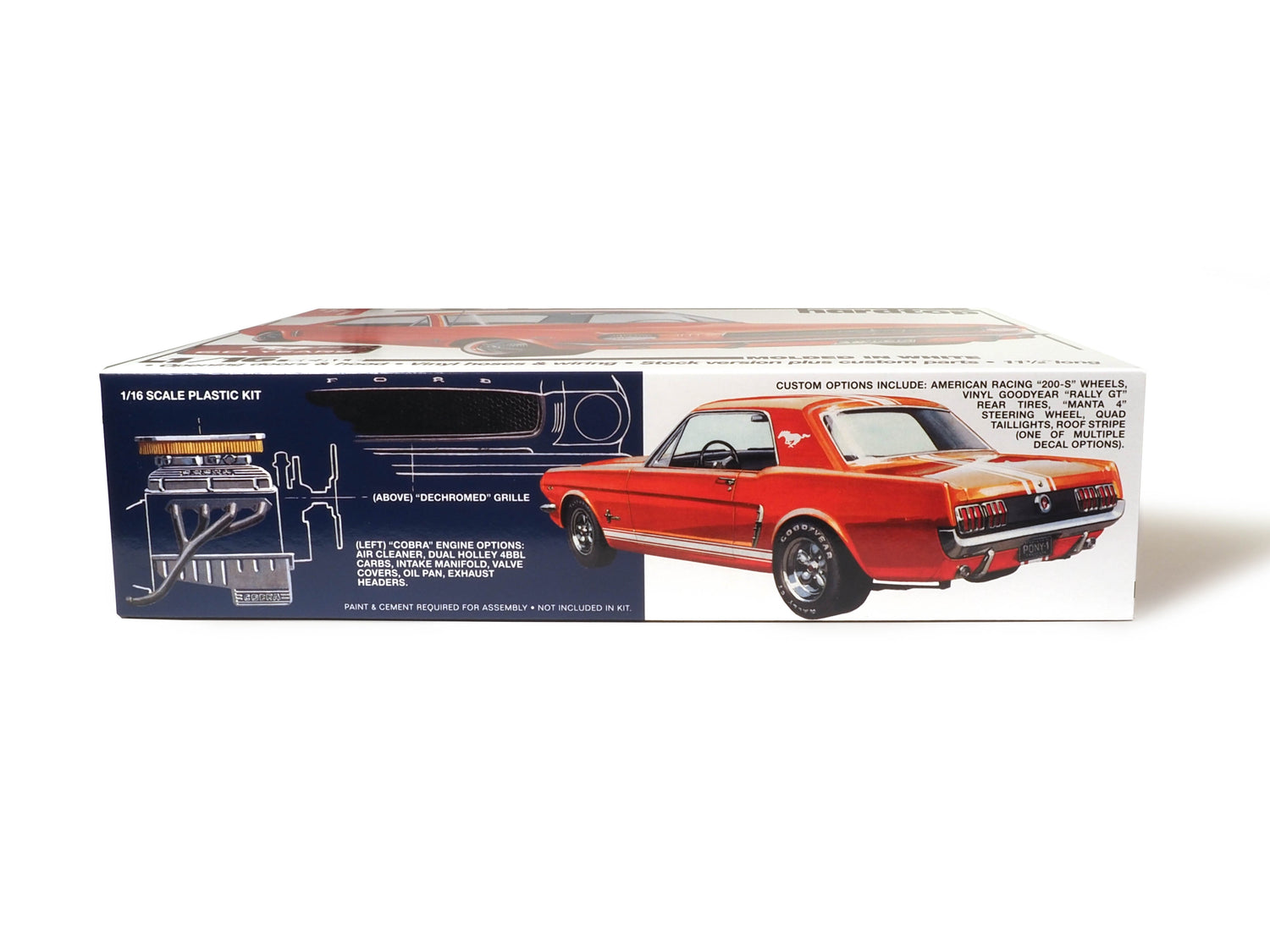 "PRE-ORDER" AMT 1964.5 Ford Mustang Coupe 60th Anniversary 1:16 Scale Model Kit (DUE DECEMBER 2024)