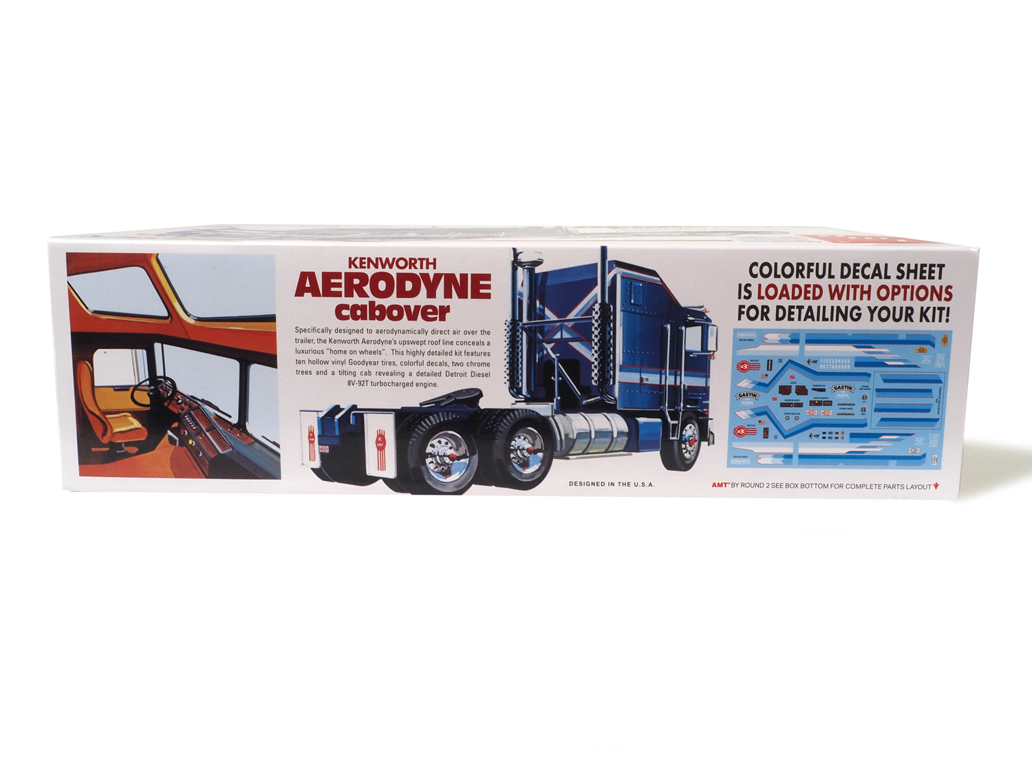 "PRE-ORDER" AMT Kenworth Aerodyne Cabover 1:25 Scale Model Kit (DUE OCTOBER 2024)