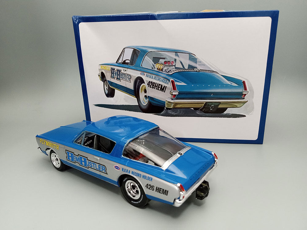 AMT 1966 Plymouth Barracuda Funny Car "Hemi Hustler" 1:25 Scale Model Kit