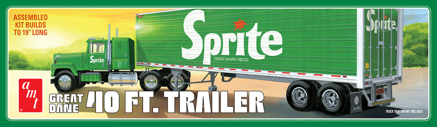 "PRE-ORDER" AMT Great Dane Dry Goods Trailer Sprite 1:25 Scale Model Kit (DUE JANUARY 2025)