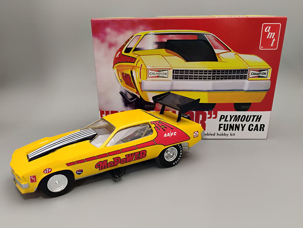 AMT "Mopower" Plymouth Funny Car 1:25 Scale Model Kit