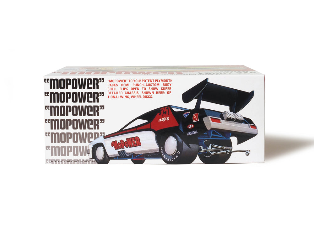 "PRE-ORDER" AMT "Mopower" Plymouth Funny Car 1:25 Scale Model Kit (DUE DECEMBER 2024)