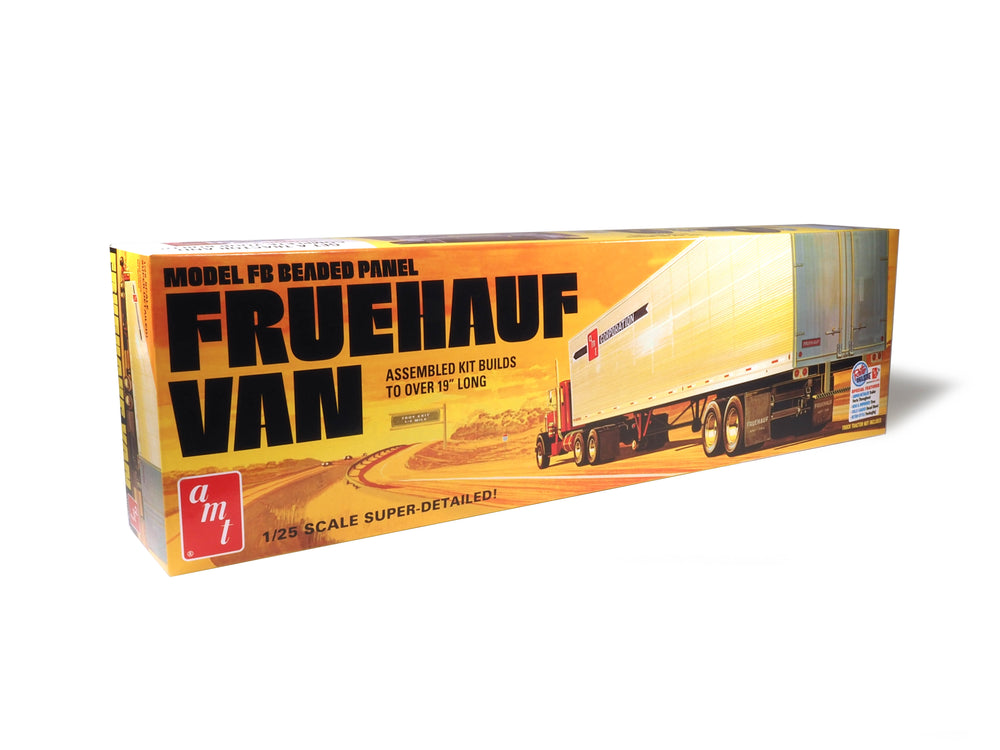 "PRE-ORDER" AMT Fruehauf 40' Beaded Van Trailer 1:25 Scale Model Kit (DUE JANUARY 2025)