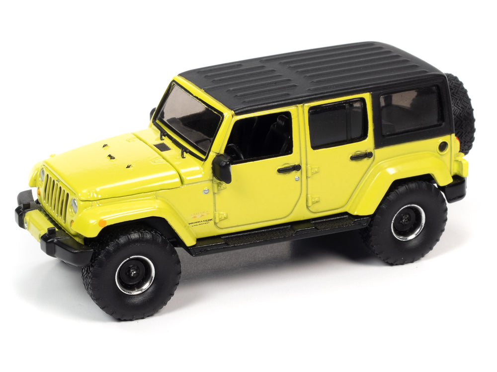 Auto World 2017 Jeep Wrangler Sahara Hyper Green 1 64 Diecast Auto World Store