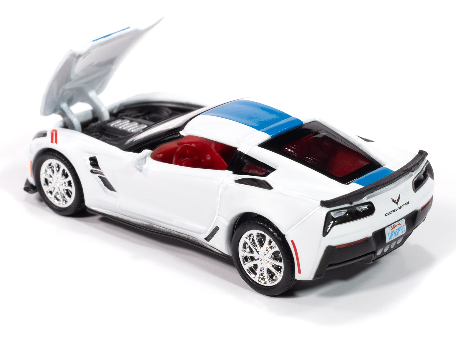 "PRE-ORDER" Auto World 2018 Chevy Corvette Grand Sport (Arctic White) 1:64 Diecast (DUE MARCH 2025)