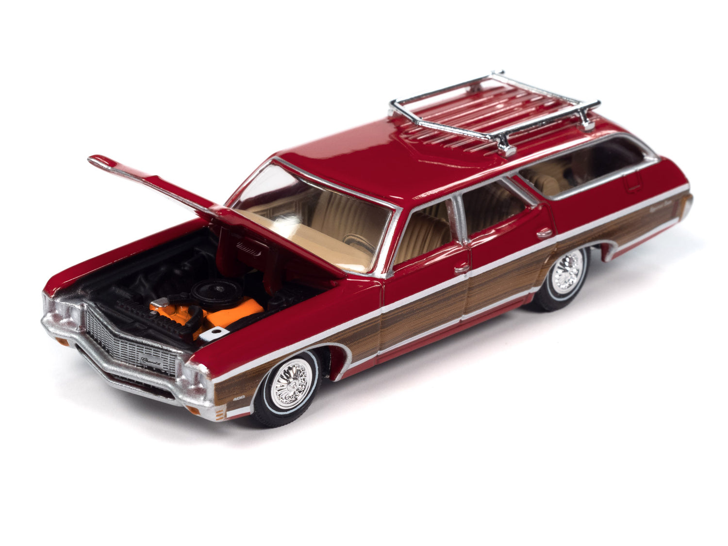 Auto World 1970 Chevy Kingswood (Cranberry Red) 1:64 Diecast | Auto ...