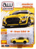 Auto World 2021 Ford Mustang Shelby GT500 Carbon Fiber Track Pack (Grabber Yellow w/Black Roof) 1:64 Diecast