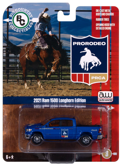 "PRE-ORDER" Auto World BCC PRCA 2021 Dodge Ram Limited Edition 1:64 Diecast (DUE LATE DECEMBER 2024)