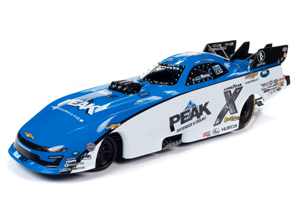 Auto World 2023 John Force Peak Funny Car 1:24 Scale Diecast