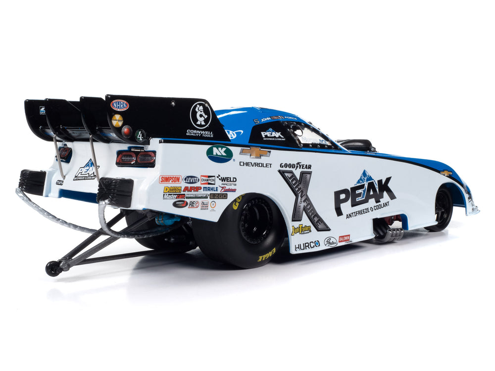 Auto World 2023 John Force Peak Funny Car 1:24 Scale Diecast