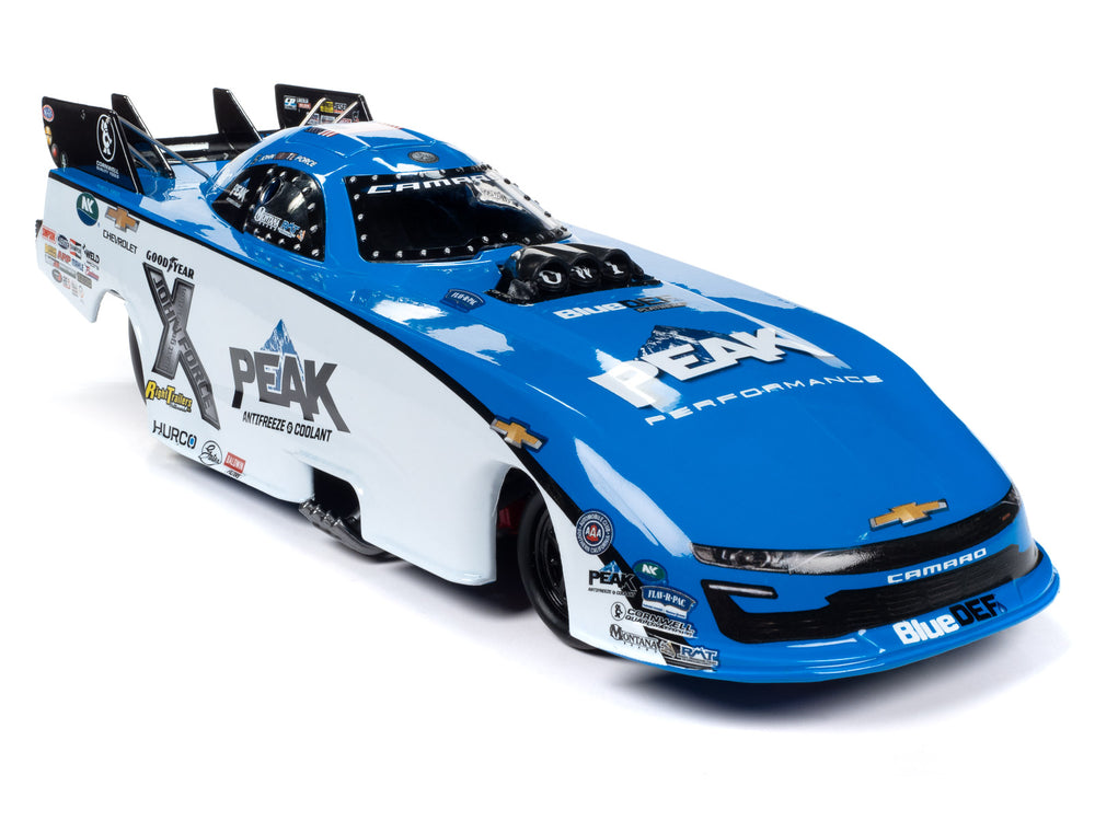 Auto World 2023 John Force Peak Funny Car 1:24 Scale Diecast