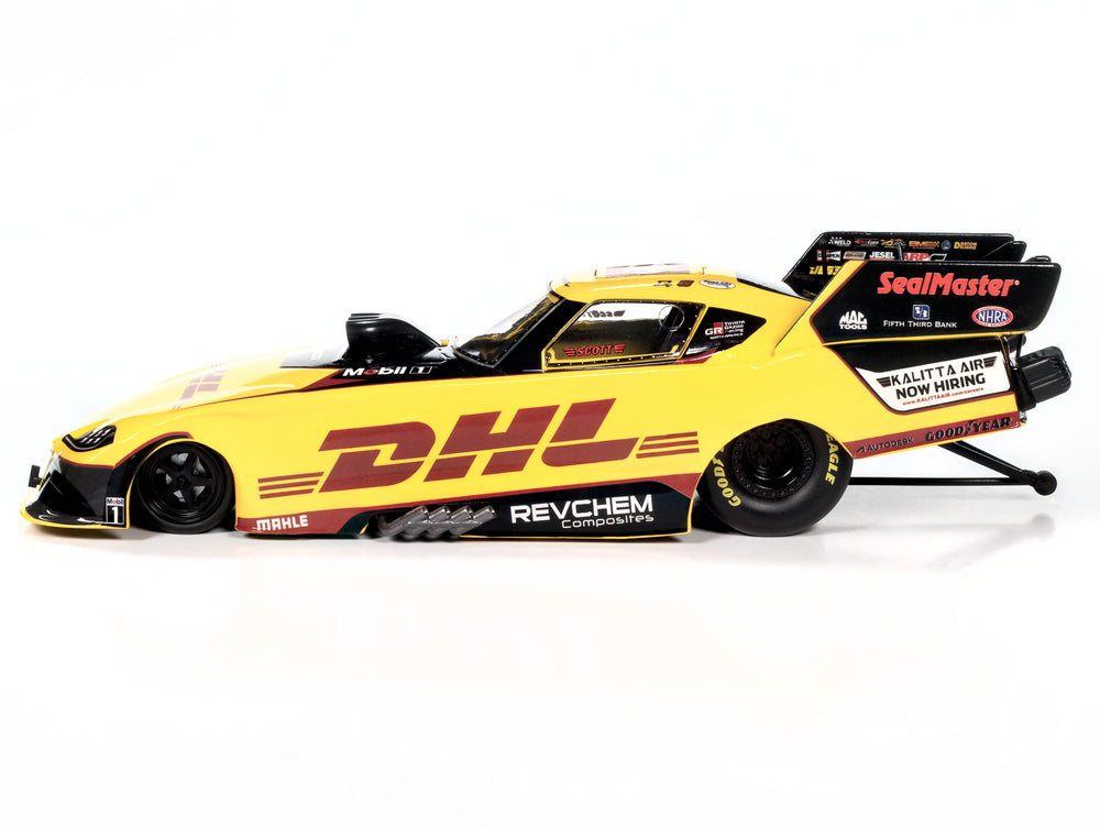 "PRE-ORDER" Auto World 2023 JR Todd DHL Funny Car Toyota Supra 1:24 Scale Diecast (DUE JANUARY 2025)