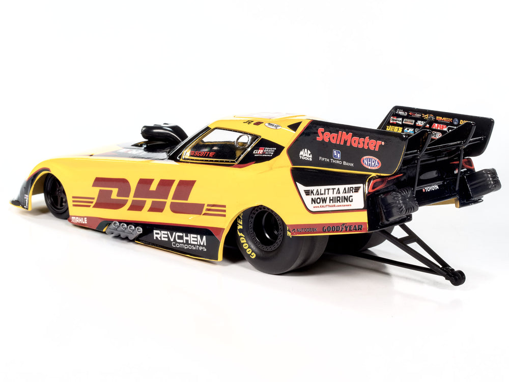 "PRE-ORDER" Auto World 2023 JR Todd DHL Funny Car Toyota Supra 1:24 Scale Diecast (DUE JANUARY 2025)