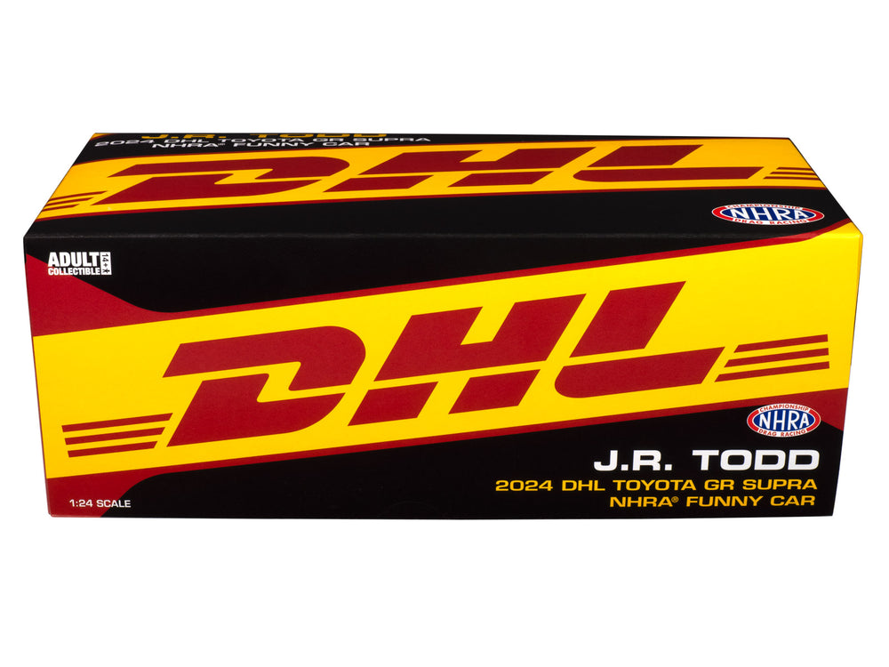 Auto World 2023 JR Todd DHL Funny Car Toyota Supra 1:24 Scale Diecast