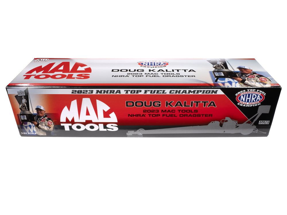 Auto World 2023 Doug Kalitta Mac Tools Top Fuel Dragster 1:24 Scale Diecast