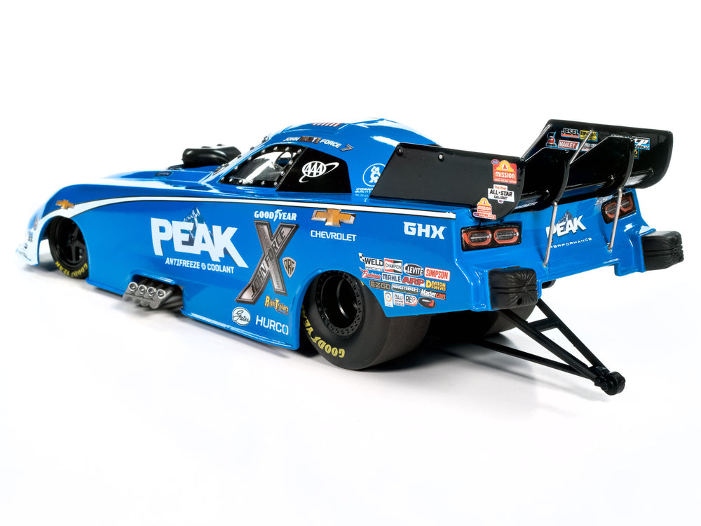 "PRE-ORDER" 2024 John Force Peak Funny Car Chevy Camaro 1:24 Scale Diecast (DUE LATE OCTOBER 2024)