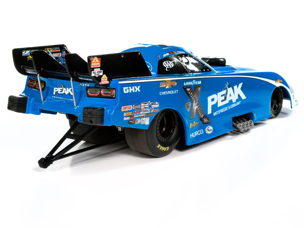 "PRE-ORDER" 2024 John Force Peak Funny Car Chevy Camaro 1:24 Scale Diecast (DUE LATE OCTOBER 2024)