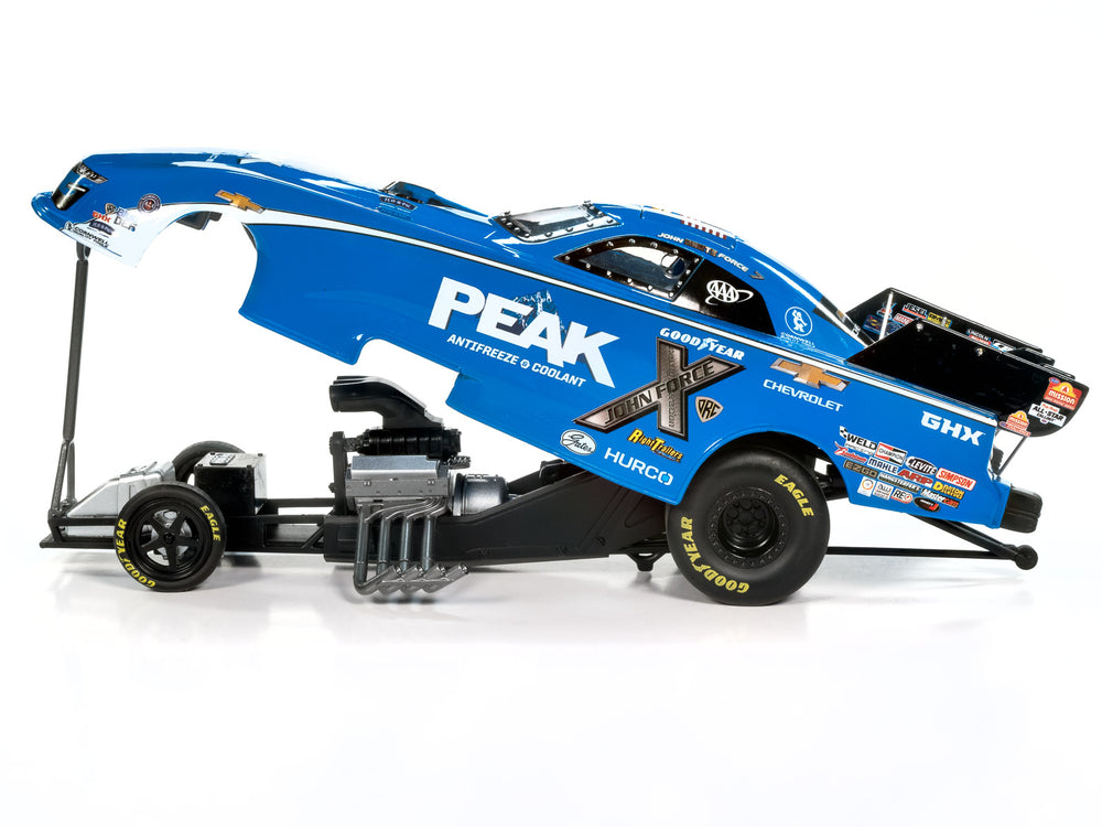 "PRE-ORDER" 2024 John Force Peak Funny Car Chevy Camaro 1:24 Scale Diecast (DUE LATE OCTOBER 2024)