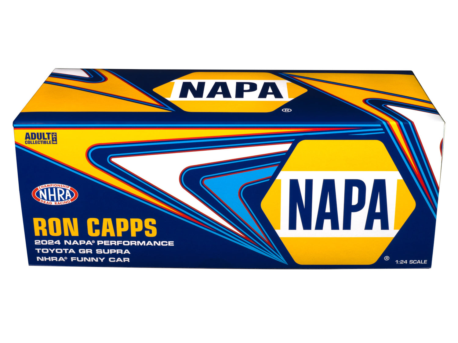 Auto World NHRA 2024 Ron Capps NAPA Funny Car Toyota Supra 1:24 Scale Diecast