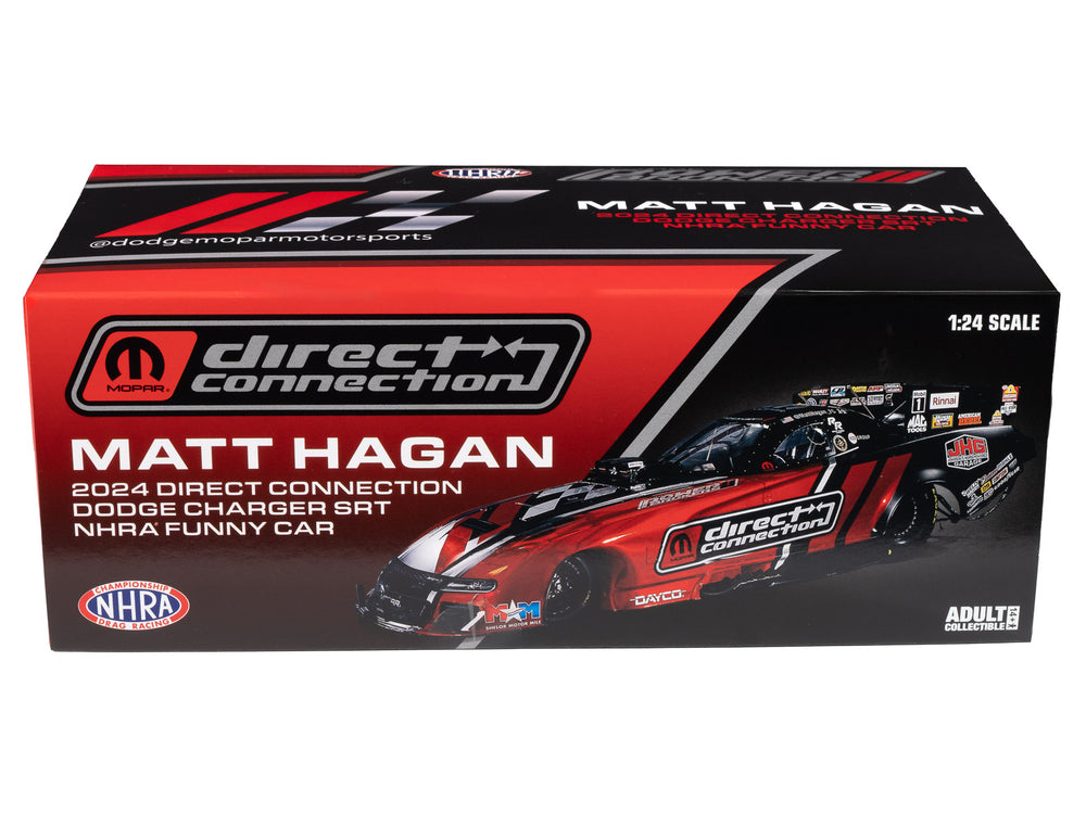 Auto World NHRA 2024 Matt Hagan Direct Connection Funny Car 1:24 Scale Diecast