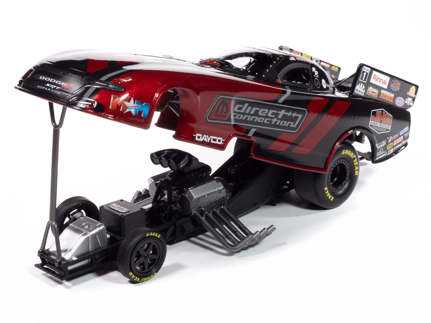 "PRE-ORDER" Auto World 2024 Matt Hagan Direct Connection Funny Car 1:24 Scale Diecast (DUE DECEMBER 2024)