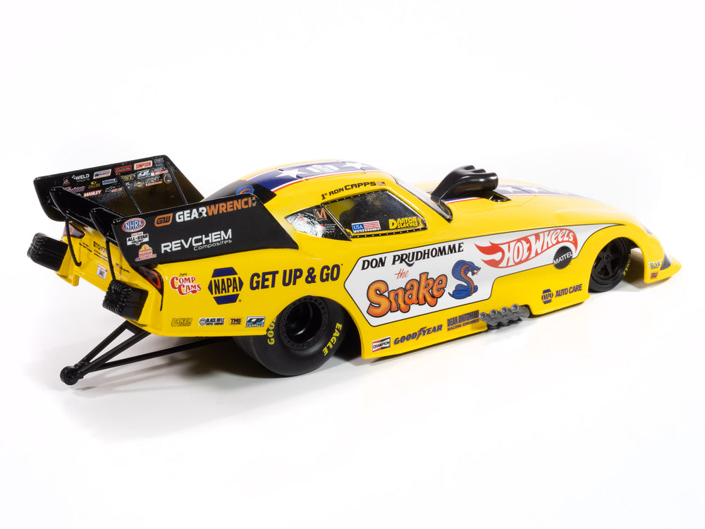 "PRE-ORDER" Auto World 2023 Ron Capps Napa Hot /Wheels/Snake Funny Car Toyota Supra 1:24 Scale Diecast (DUE JANUARY 2025)