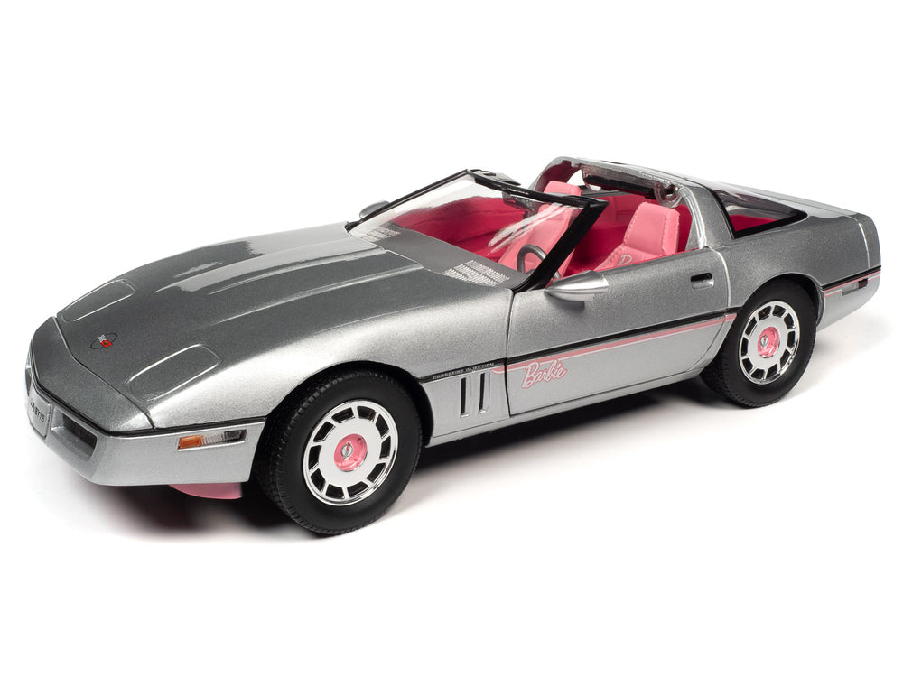 Auto World Barbie 1986 Chevy Corvette 1:18 Scale Diecast