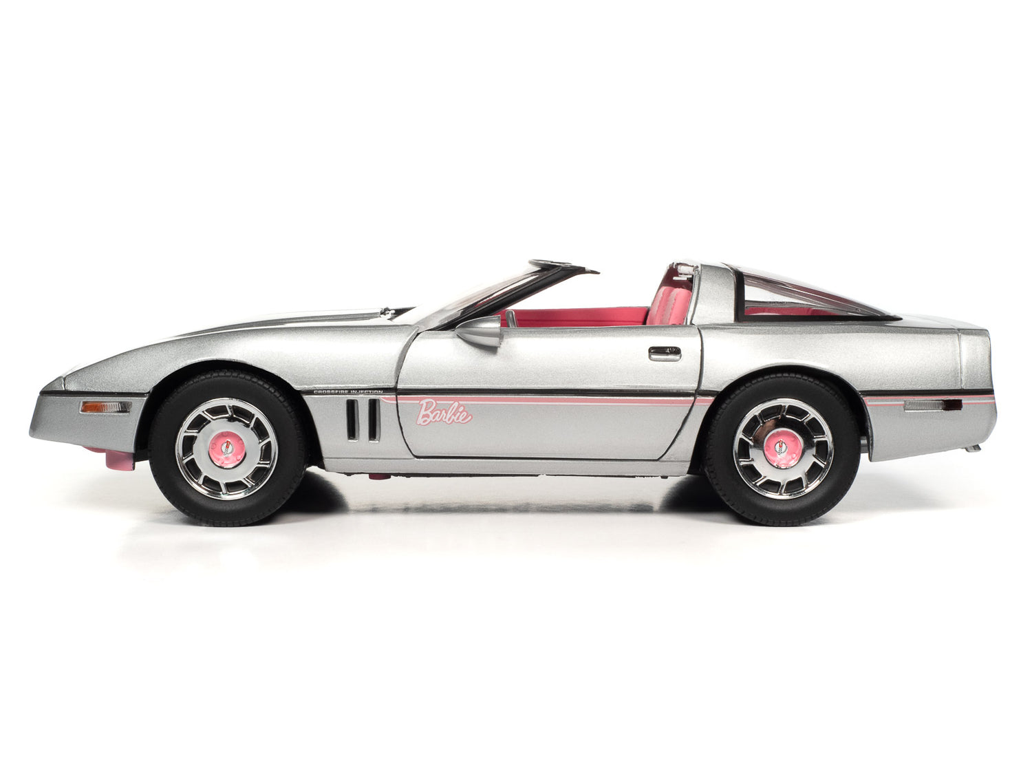 Auto World Barbie 1986 Chevy Corvette 1:18 Scale Diecast