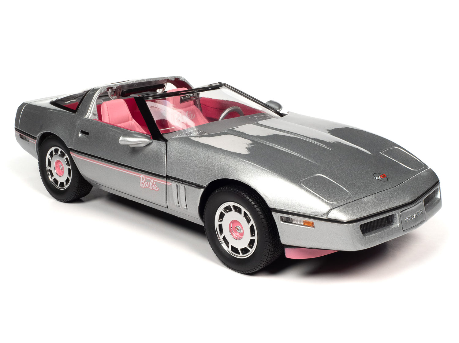 Auto World Barbie 1986 Chevy Corvette 1:18 Scale Diecast