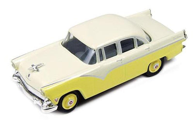 Classic Metal Works 1955 Ford Fairlane 4-Door Yellow/White 1:87 HO Scale