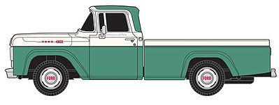 Classic Metal Works 1960 Ford F-100 Pickup Turquoise/White 1:87 HO Scale