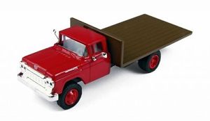 Classic Metal Works 1960 Ford Flatbed Truck Monte Carlo Red 1:87 HO Scale