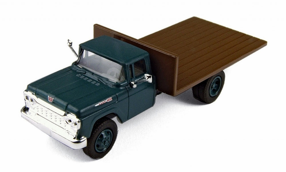 Classic Metal Works 1960 Ford Flatbed Truck Holly Green 1:87 HO Scale