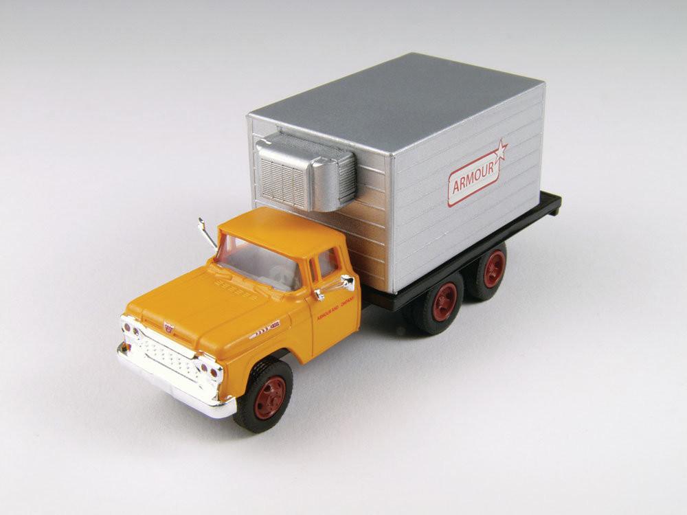 Classic Metal Works 1960 Ford Box Truck Armour Meats 1:87 HO Scale