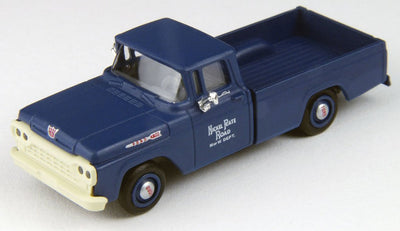 Classic Metal Works 1960 Ford F-100 Pickup w/Hy-Line Wheels Nickel Plate Road 1:87 HO Scale