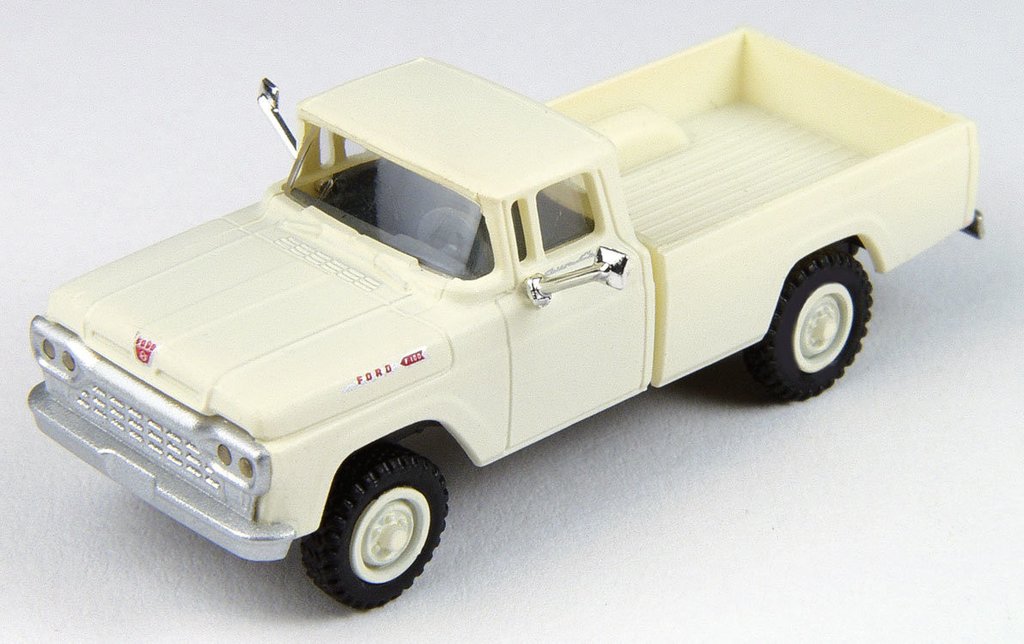 Classic Metal Works 1960 Ford F-100 4x4 Pickup Corinthian White 1:87 HO Scale