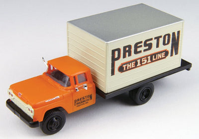 Classic Metal Works 1960 Ford Box Truck Preston Truck Line 1:87 HO Scale