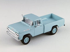 Classic Metal Works 1960 Ford F-100 4x4 Pickup Skymist Blue 1:87 HO Scale