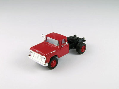 Classic Metal Works 1960 Ford Single Tandem Tractor - Monte Red 1:87 HO Scale