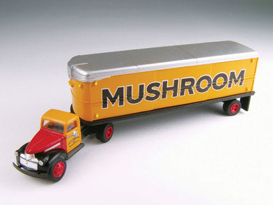 Classic Metal Works 1941-1946 Chevy Semi-Tractor & Trailer Mushroom 1:87 HO Scale