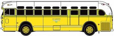 Classic Metal Works GMC TDH-3610 Transit Bus National City Lines 1:87 HO Scale